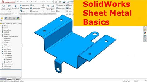 how to draw sheet metal in solidworks|solidworks sheet metal simulation.